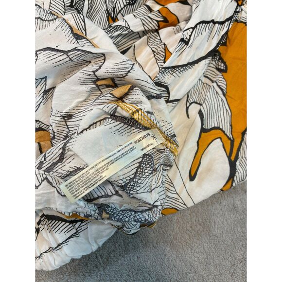 Anthropologie x Alexandra Farmer Smocked Floral Dress Size Large - Picture 4 of 7